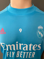 2020 2021 Real Madrid Training Shirt BENZEMA 9 Kitroom Player Issue Size L