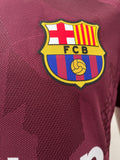 2017-2018 FC Barcelona Third Shirt Nelson Semedo Kitroom Player Issue Champions League BNWOT Size M (fitted)