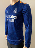 2021-2022 Real Madrid Long Sleeve Away Shirt Player Issue BNWT Size S