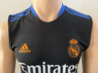 2021-2022 Real Madrid Sleveless Shirt Training Kitroom Player Issue Champions League Version Multiple Sizes