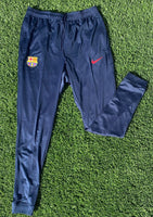 2022-2023 FC Barcelona Pants Training With Pockets and Zipper Pre Owned Size XL