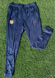 2022-2023 FC Barcelona Pants Training With Pockets and Zipper Pre Owned Size XL