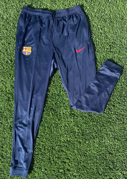 2022-2023 FC Barcelona Pants Training With Pockets and Zipper Pre Owned Size XL