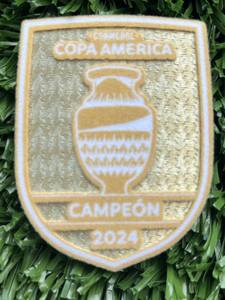 2024-2025 Conmebol Champions Badge Player Issue For Argentina Finalissima America Cup Winners Fiberlok Lextra