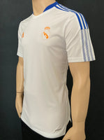 2021-2022 Real Madrid Home Training Shirt Top Staff Mint Condition Size Medium