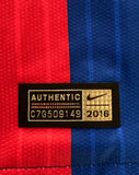2016-2017 FC Barcelona Home Shirt Jeremy Mathieu Player Issue Kitroom Champions New BNWT Size XL (Fitted)