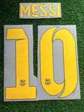 2014-2015 FC Barcelona Home Name Set Reissue Lionel Messi Liga and Champions