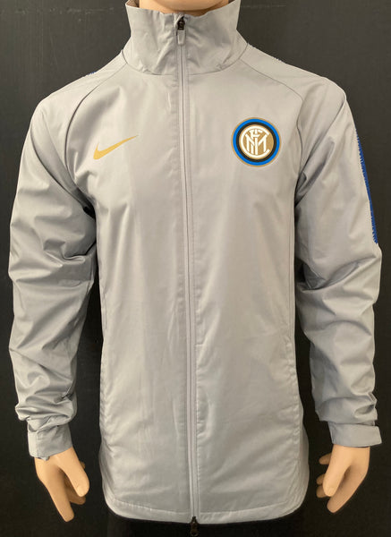 2018-2019 Inter Milan Waterproof Jacket Long fit Kitroom Player Issue BNWT Size S