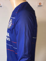 2018-2019 Chelsea FC Long Sleeve Home Shirt Pre Owned Size M