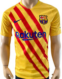 2020-2021 FC Barcelona Fourth Shirt Lionel Messi Senyera Pre Owned Size S