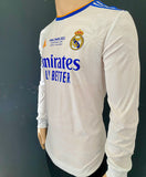 2021-2022 Real Madrid CF Home Shirt Vinicius Junior Player Issue Authentic Champions Final Mint Condition Size M