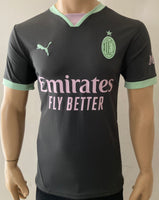 2024-2025 AC Milano Third Shirt Santiago Gimenez Lega Calcio Serie A New BNWT Size M
