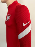 2020-2021 Poland National Team Away Drill Top Training Pre Owned Size L