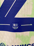 2024-2025 FC Barcelona Third Shirt Pau Cubarsí Champions League Kitroom Player Issue BNWOT Size L fitted