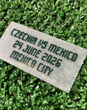2026 Mexico National Team MDT Match Detail Away Player Issue Vs Czechia Canton Merchandising