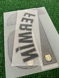 2025-2026 FC Barcelona Home and Fourth Name Set and Number Fermin Lopez Player Issue LaLiga Stahls TextPrint