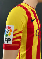 2013-2014 FC Barcelona Away Shirt Alexis Sanchez Player Issue Kitroom La Liga Mint Size M (Fitted)