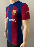 2023-2024 Barcelona Home Shirt Lamine Yamal Player Issue Kitroom La Liga Size M