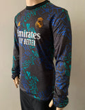 2021-2022 Real Madrid CF Player Issue Pre-Match Training Top Lucas Vazquez Champions League Kitroom Player Issue Pre Owned Size M