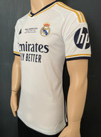 2023-2024 Real Madrid CF Home Shirt Vinicius Junior Final Wembley Champions New BNWT Multiple Sizes