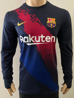 2019-2020 FC Barcelona Pre-Match Training Top Kitroom Player Issue BNWT Size M