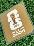 2026 World Cup Patch Player Issue Authentic Gold and White Winners Avery Dennison