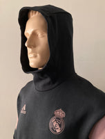 2022-2023 Real Madrid Hoodie Hooded Travel Bag Black Multiple Sizes