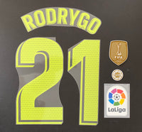 2022 2023 Avery Dennison Real Madrid Third kit Rodrygo set and badges Liga Champions and WCC2022 player issue kitroom