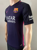 2016-2017 FC Barcelona Away Shirt Neymar Jr La Liga Pre Owned Size M