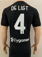2021-2022 Juventus Player Issue Away Shirt De Ligt BNWT Size M
