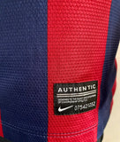 2013-2014 FC Barcelona Home Shirt Andres Iniesta Player Issue Authentic La Liga New BNWT Size XL (Fitted)