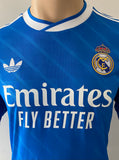 2025-2026 Real Madrid CF Third Shirt Player Issue Authentic Long Sleeve New BNWT Size M