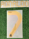 2011-2012 Real Madrid CF Home Name Set and Number Cristiano Ronaldo Player Issue Champions LaLiga Sporting ID