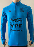 2022 World Cup Argentina National Team Training Top Kitroom Player Issue Mint Condition Size S