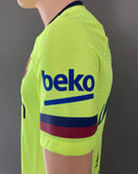 2018-2019 FC Barcelona Away Shirt Player Issue Authentic Pre Owned Size S