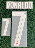 2025 Ronaldo 7 Portugal National Team Home Name set and Number Player Issue Stilscreen