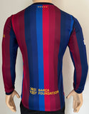 2026-2027 FC Barcelona Home Shirt Long Sleeve Champions BNWOT Multiple Sizes No Kueski No Aplazo