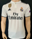 2018-2019 Real Madrid Home Shirt Modric Champions League World Champions Size S Preowned