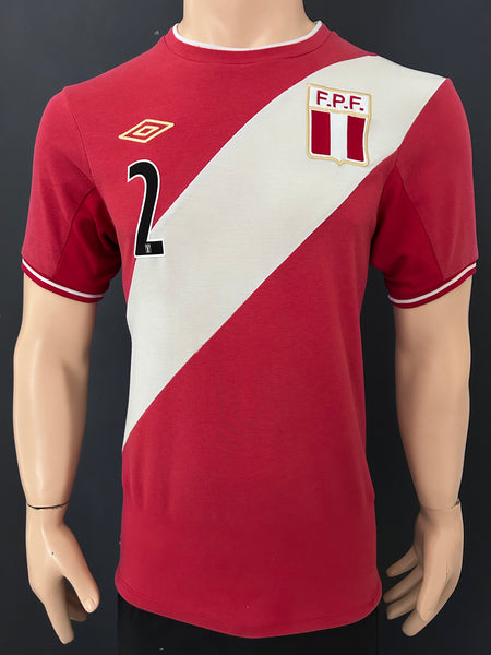 2011 Peru Away Shirt Alberto Rodríguez Player Issue Kitroom  Size M