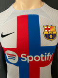 2022-2023 FC Barcelona Long Sleeve Third Shirt Balde Champions League Kitroom Player Issue Mint Condition Size M