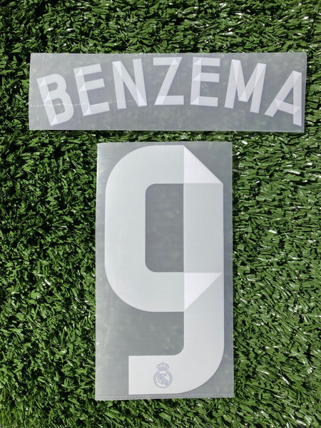 2014 - 2015 Real Madrid Set Name Benzema 9 Away Player Issue Sporting ID
