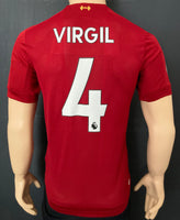2019-2020 LIverpool FC Home Shirt Virgil Van Dijk Premier League BNWT Size S