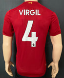 2019-2020 LIverpool FC Home Shirt Virgil Van Dijk Premier League BNWT Size S