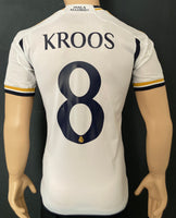 2023-2024 Real Madrid Home Shirt Final Wembley Toni Kroos Farewell Champions League NEW BNWT Multiple Sizes