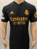 2023-2024 Real Madrid CF Third Shirt Vinicius Junior Player Issue Authentic Champions League New BNWT Size M