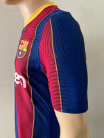 2020-2021 FC Barcelona Home Shirt Champions League Kitroom Player Issue BNWT New Size M