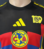 2025 Club America Home Shirt Alvaro Fidalgo Player Issue Authentic Special Edition Pac-Man Long Sleeve New BNWT Size S