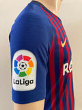 2018-2019 FC Barcelona Player Issue Home Shirt Riqui Puig La Liga Pre Owned Size S