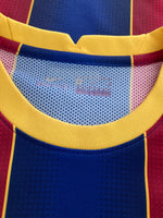 2020 - 2021 Barcelona (B) Home Shirt Player Issue Kitroom with sponsors multisize