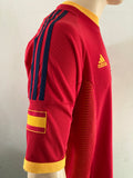 2004-2005 Spain National Team Home Shirt Euro Pre-owned Size S Oversized